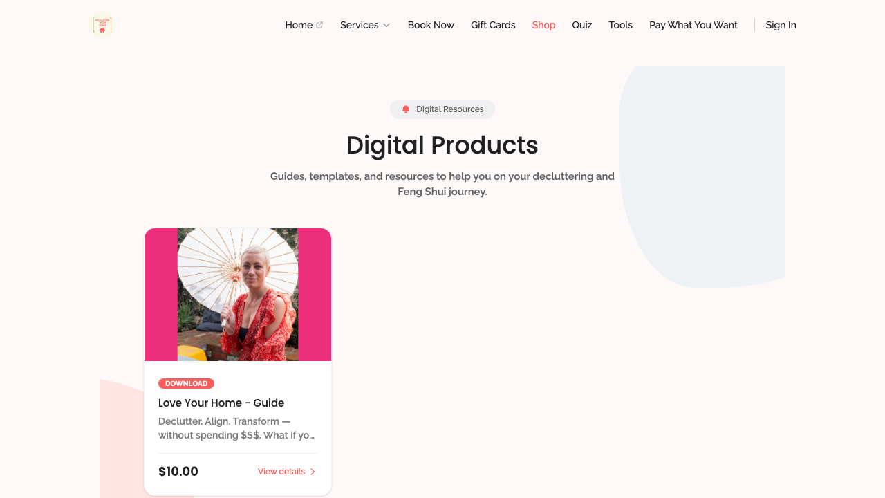 shop — product listing › displays seeded products with names desktop