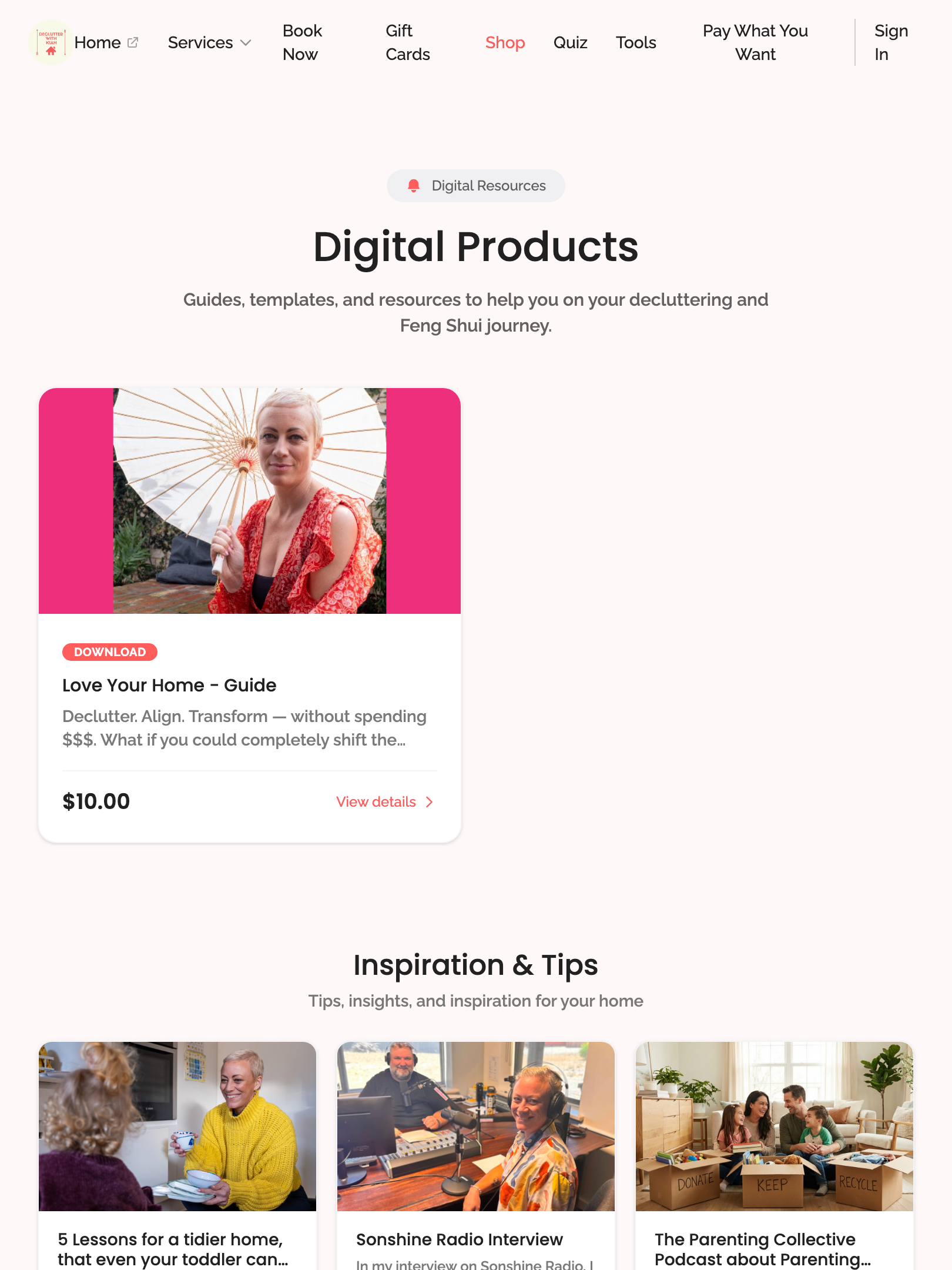 shop — product listing › displays seeded products with names tablet