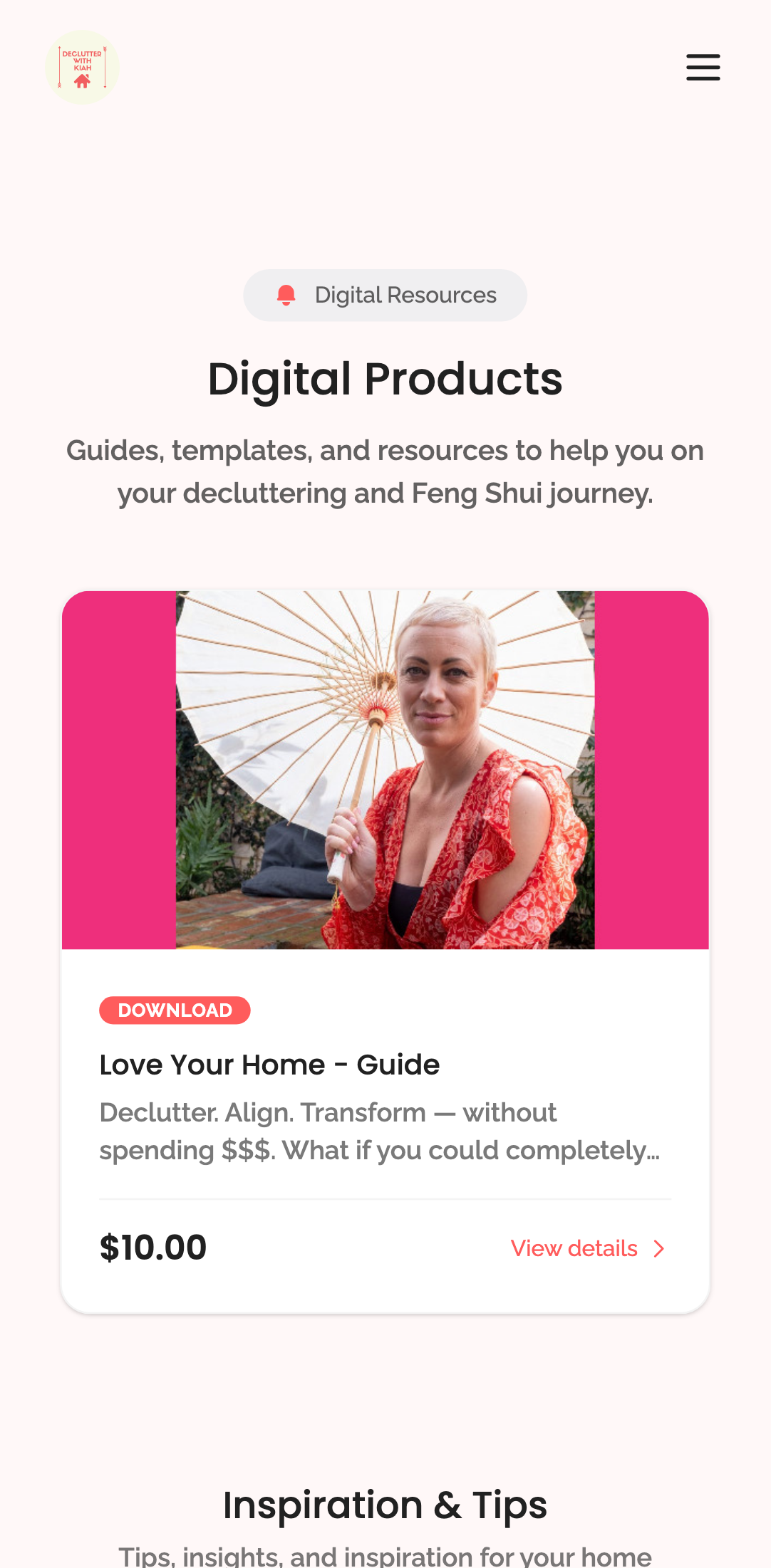 shop — product listing › product cards link to detail pages mobile