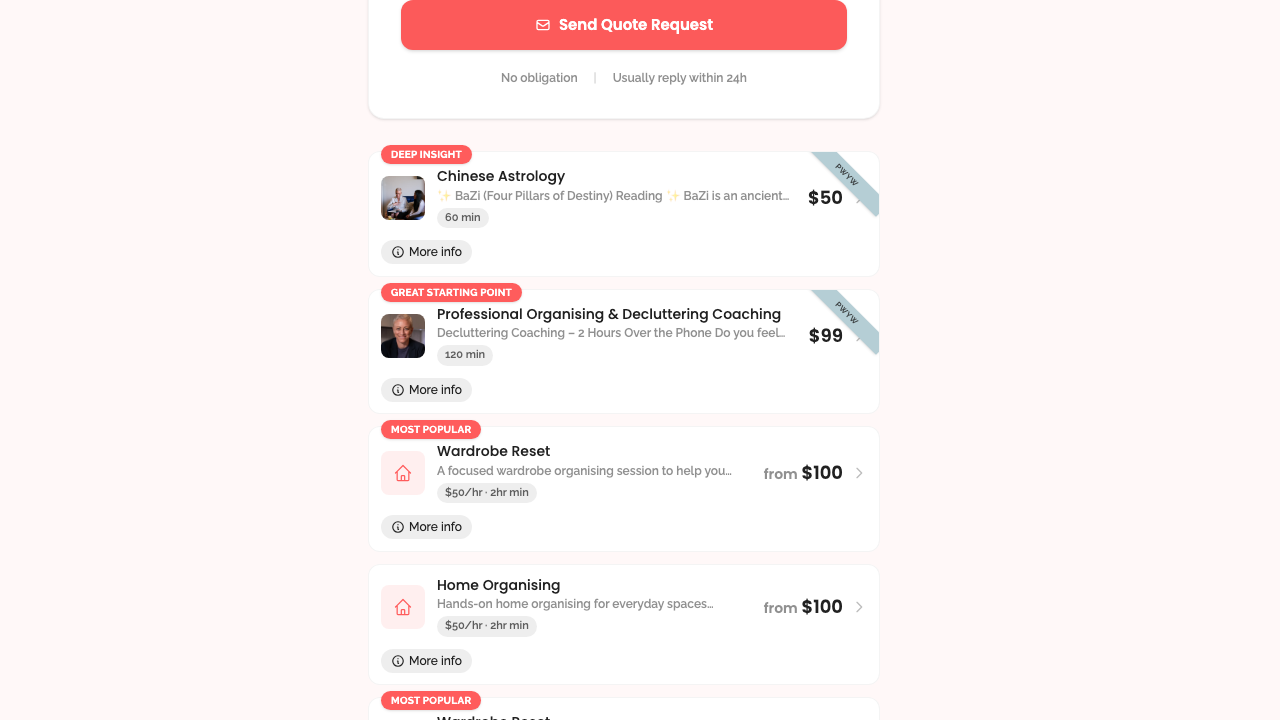 quote form › quote form validates email format desktop
