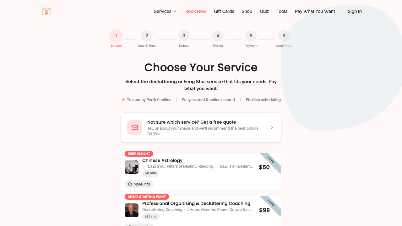 quote form › quote form toggle opens and closes desktop