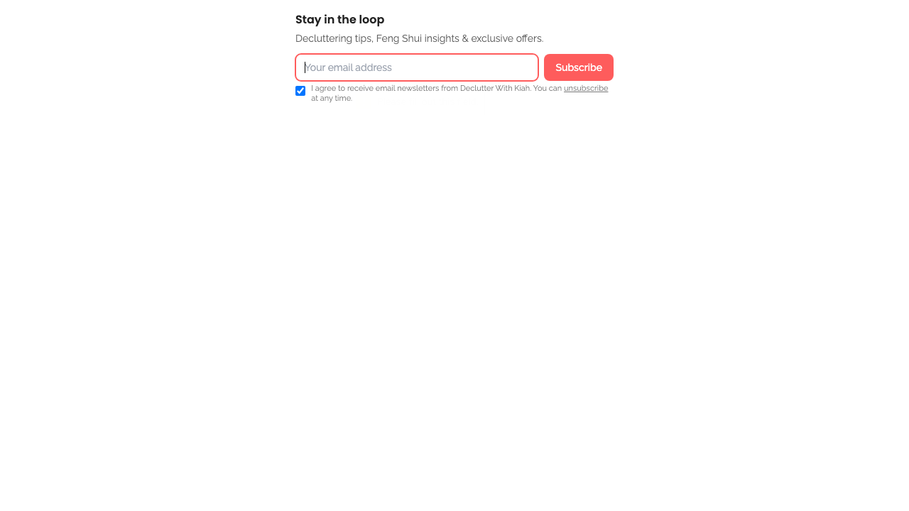 newsletter — embed subscribe form › subscribing with empty email is blocked desktop