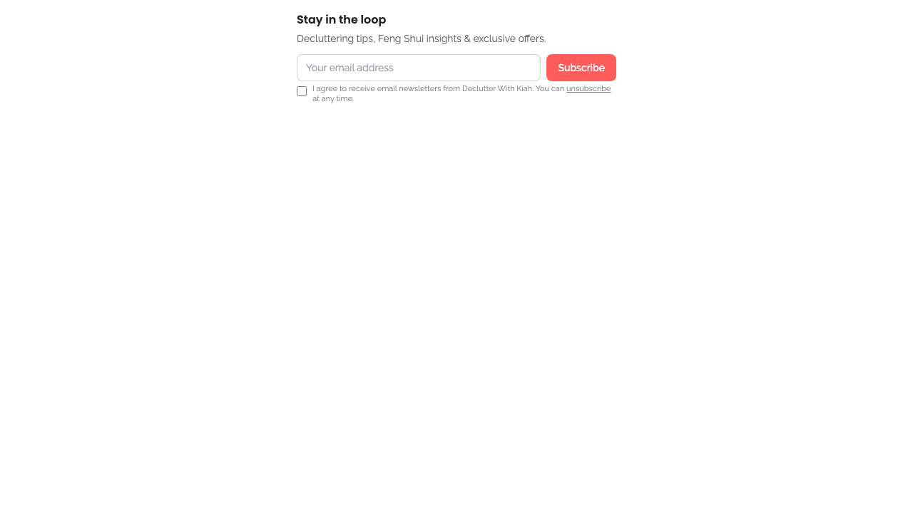 newsletter — embed subscribe form › shows unsubscribe link in consent text desktop