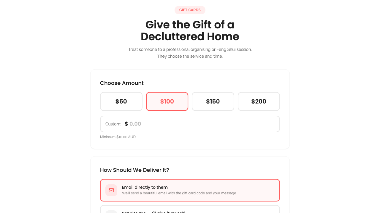 public pages — embed variants › /gift-cards/embed renders the stepper desktop