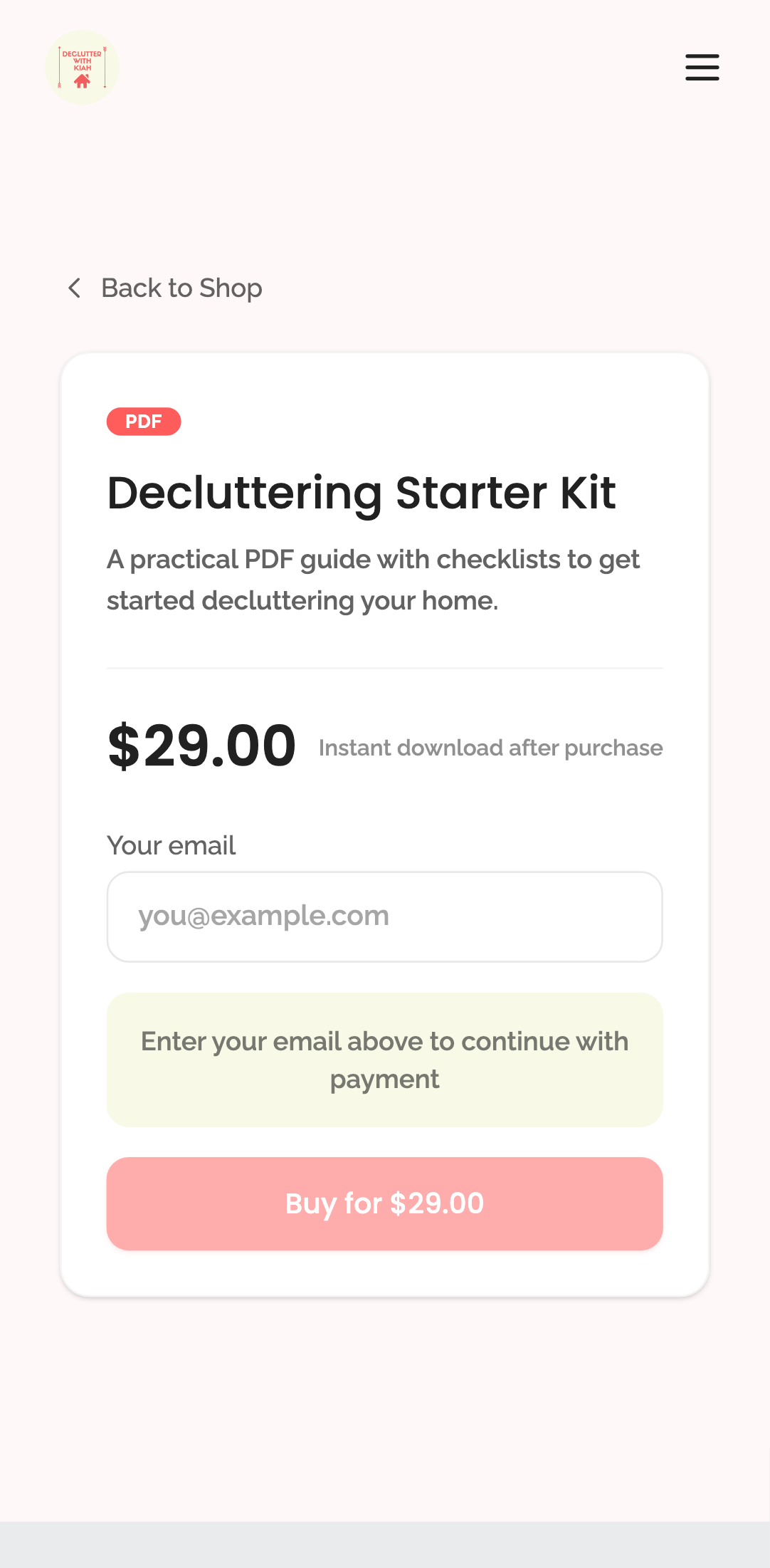 shop — product listing › shows product descriptions mobile