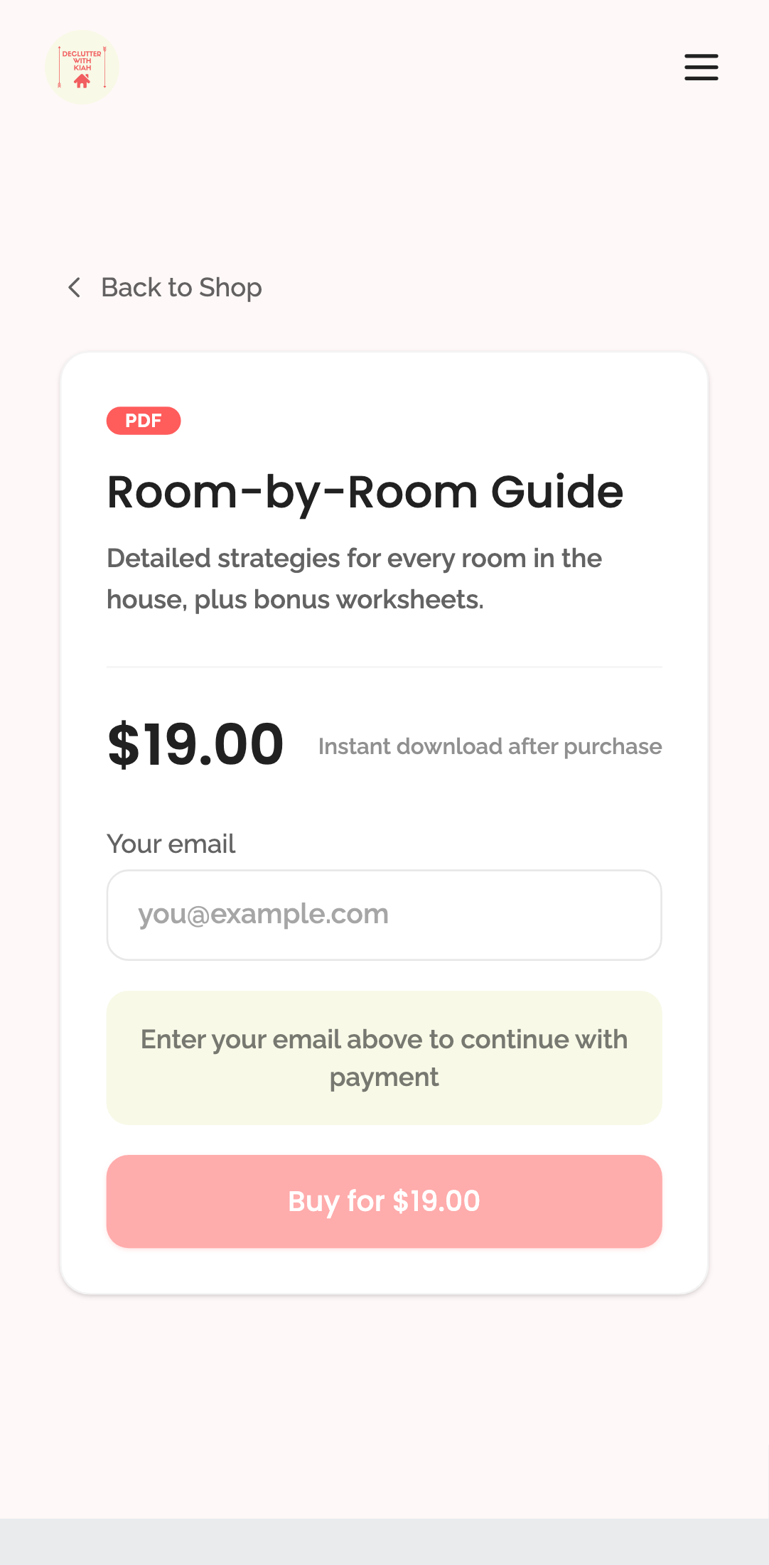 shop — product detail › second product also renders correctly mobile