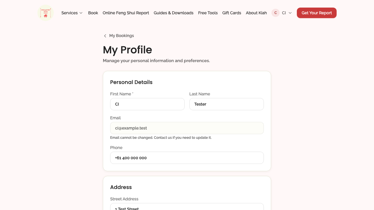 every page — English › Customer profile — /account/profile desktop