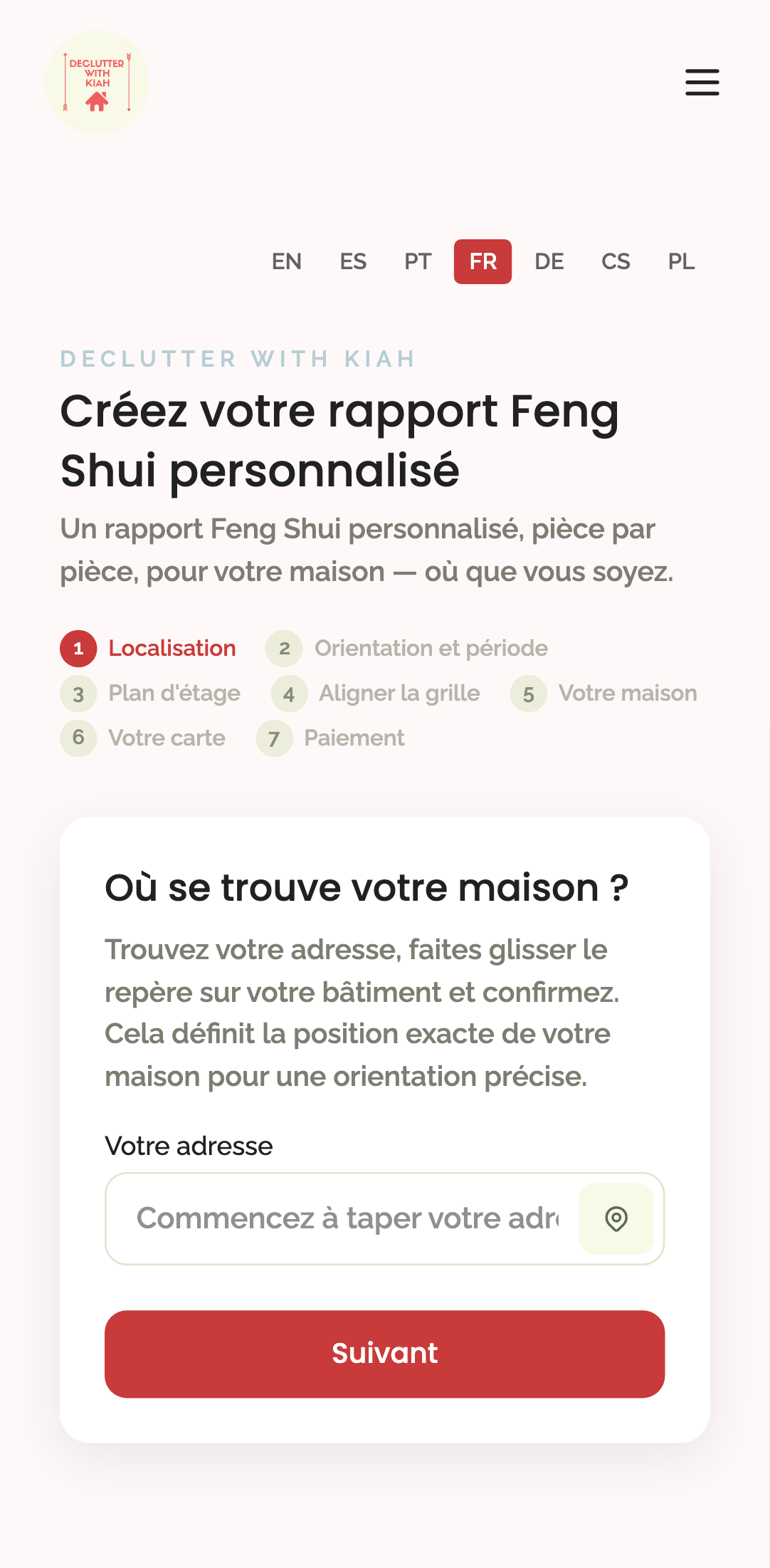 every page — translations › Home report entry (fr) — /fr/home-report mobile