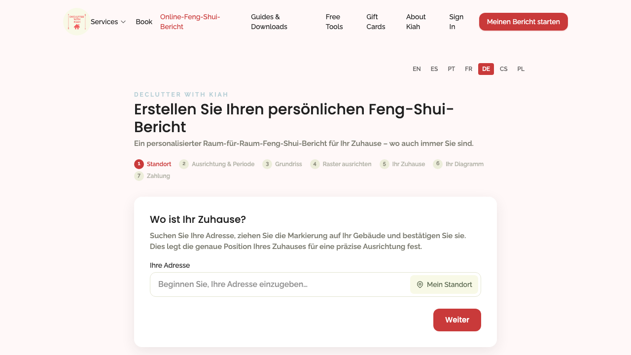 every page — translations › Home report entry (de) — /de/home-report desktop