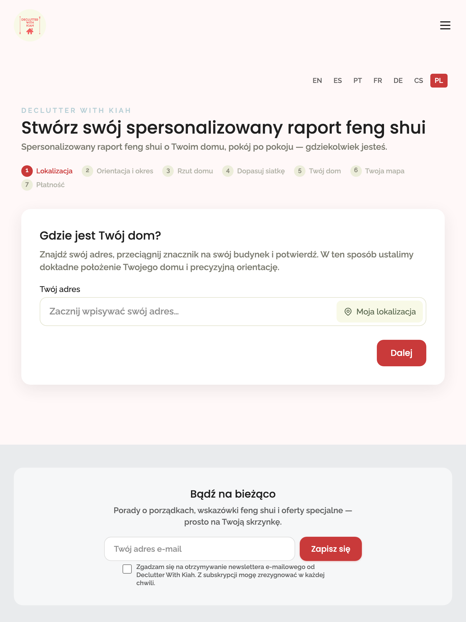every page — translations › Home report entry (pl) — /pl/home-report tablet