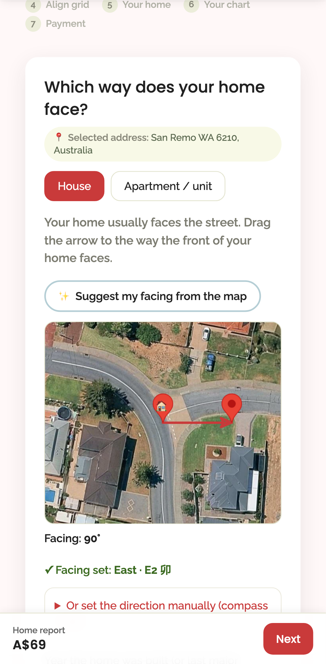 home report — wizard › a full reload resumes the journey (no lost-data error) mobile