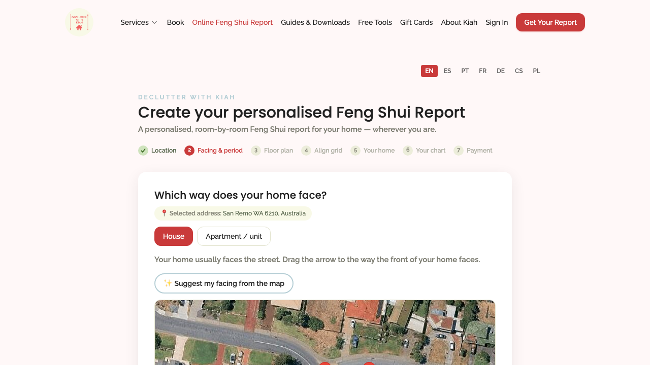 home report — wizard › per-step value recall: answers survive a reload and the stepper walks back desktop