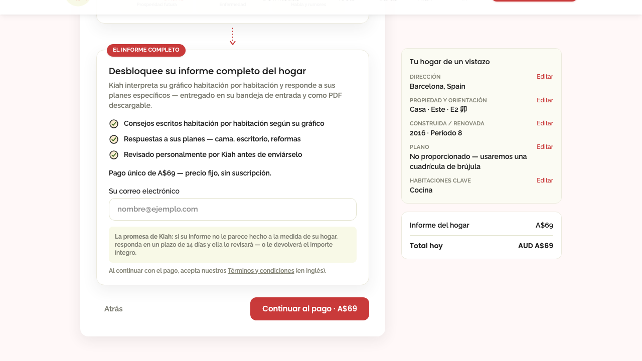home report — wizard (español) › walks the steps to the free chart in Spanish desktop