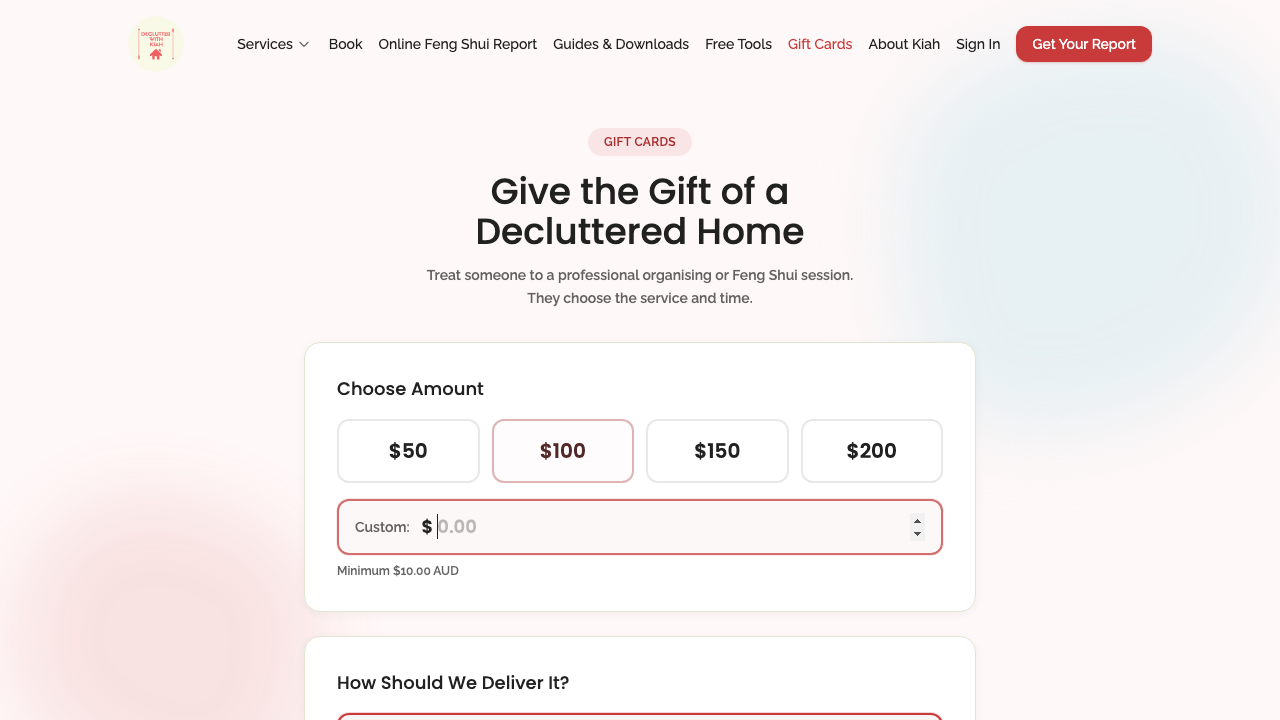 gift cards — step 1: configuration › custom amount input activates on click desktop
