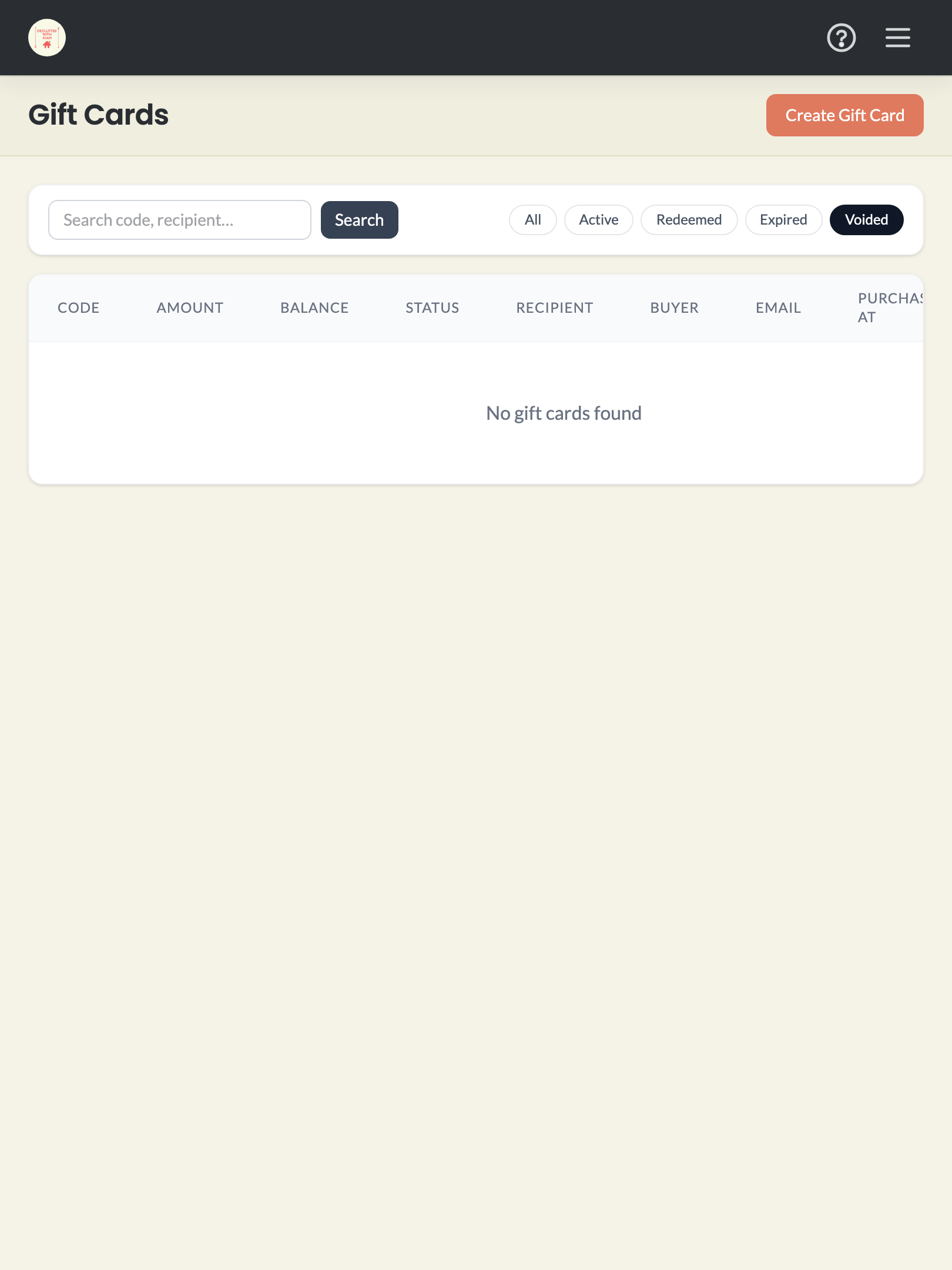 gift cards — admin management › admin index filters by status via server-side pills tablet