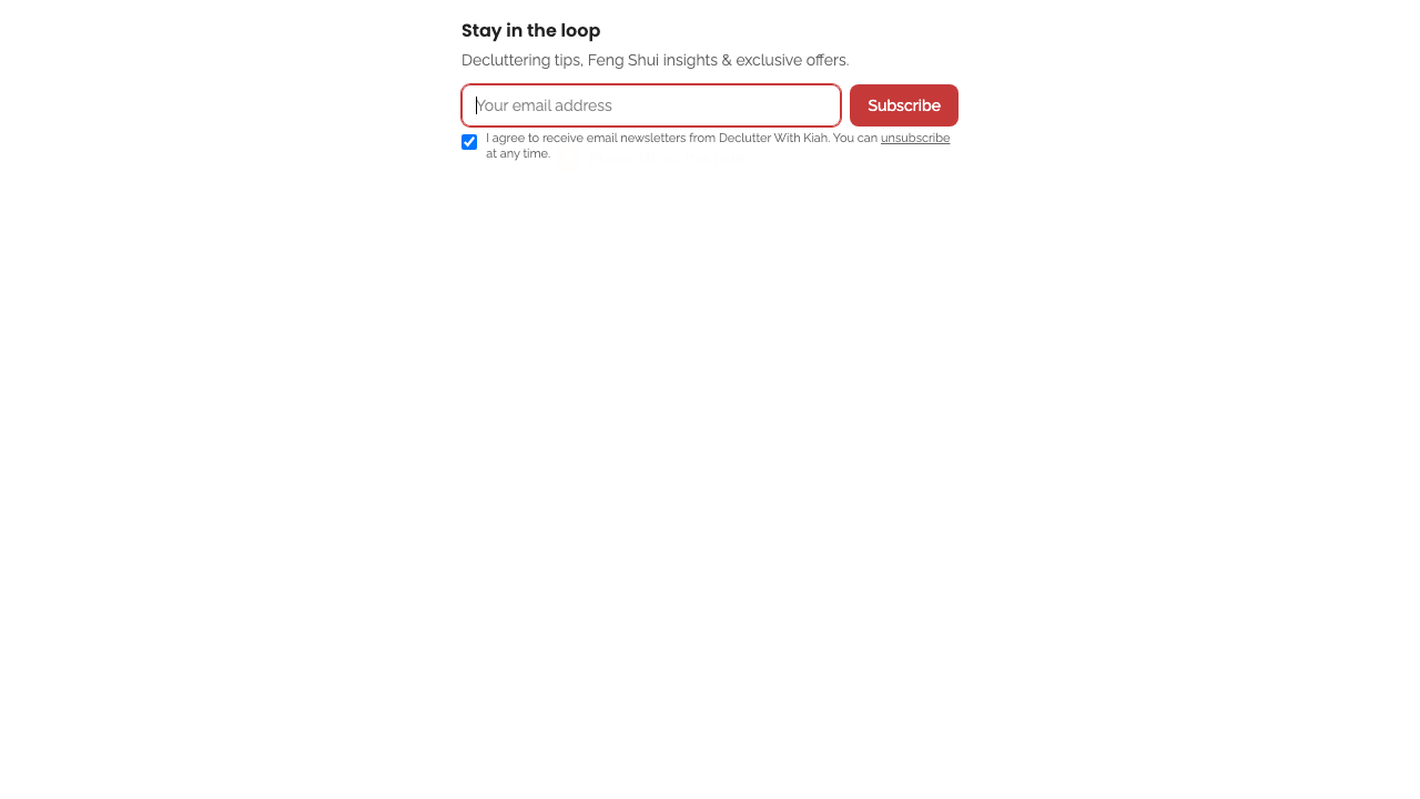 newsletter — embed subscribe form › subscribing with empty email is blocked desktop