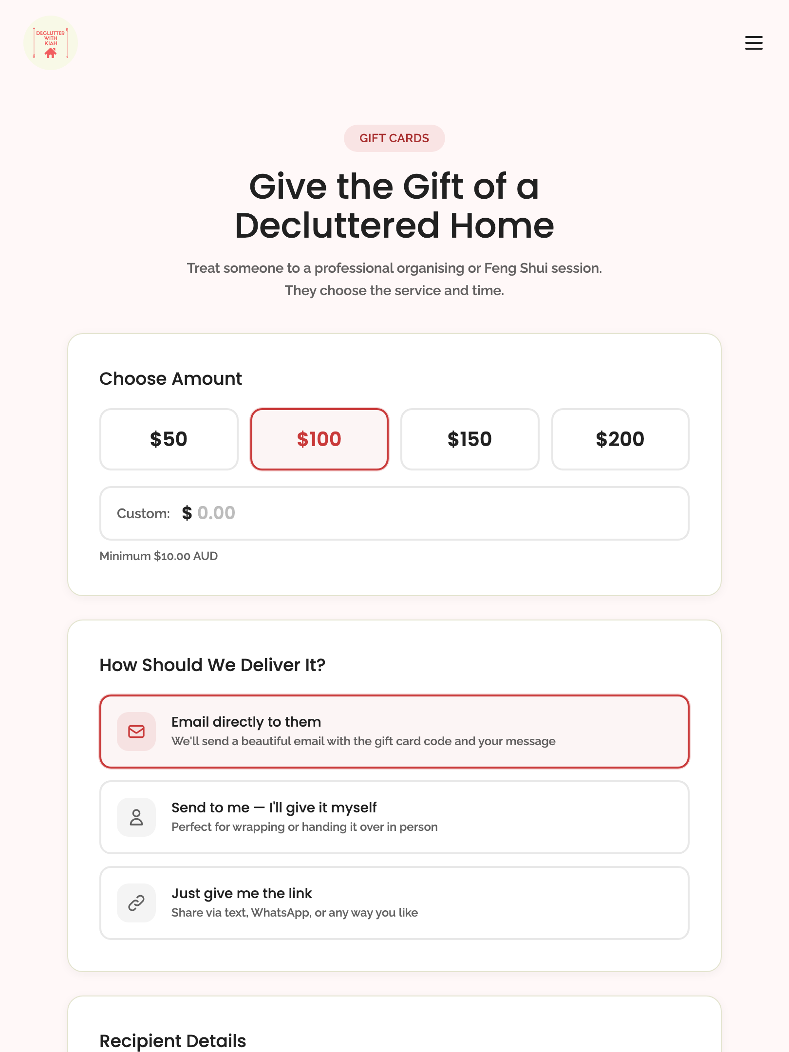newsletter — footer subscribe section › footer "Stay in the loop" section has email input and subscribe button tablet