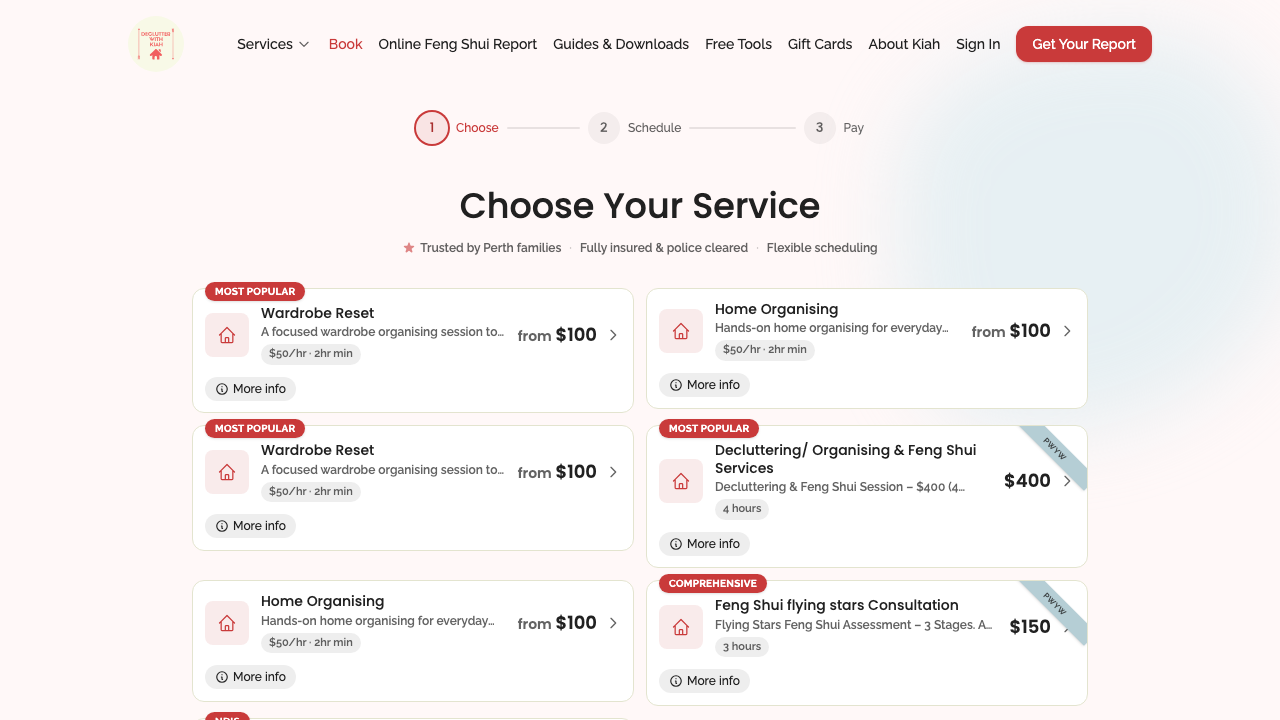 public pages — core routes › /book renders the booking wizard desktop