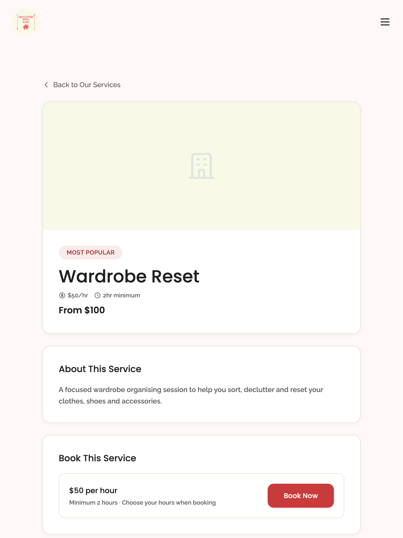 service cards on the homepage rail › "More info" still reaches the service page tablet