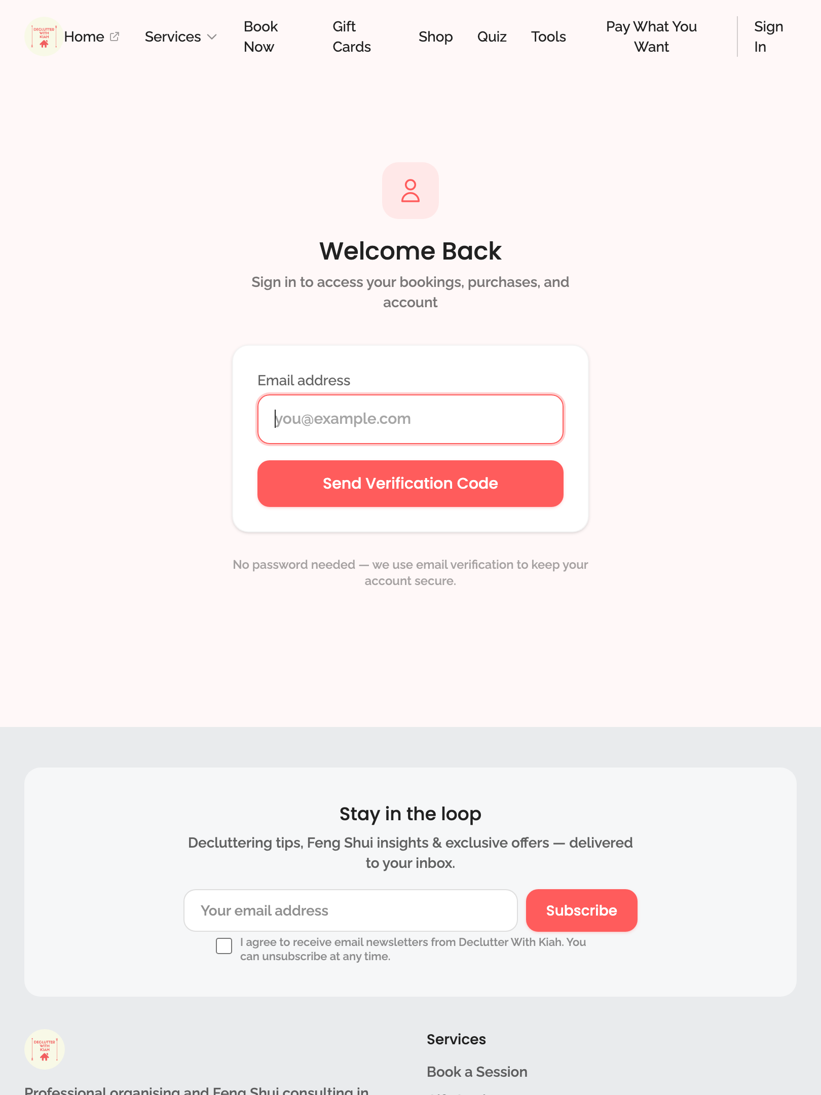 customer login page (unauthenticated) › /account/login shows email input tablet