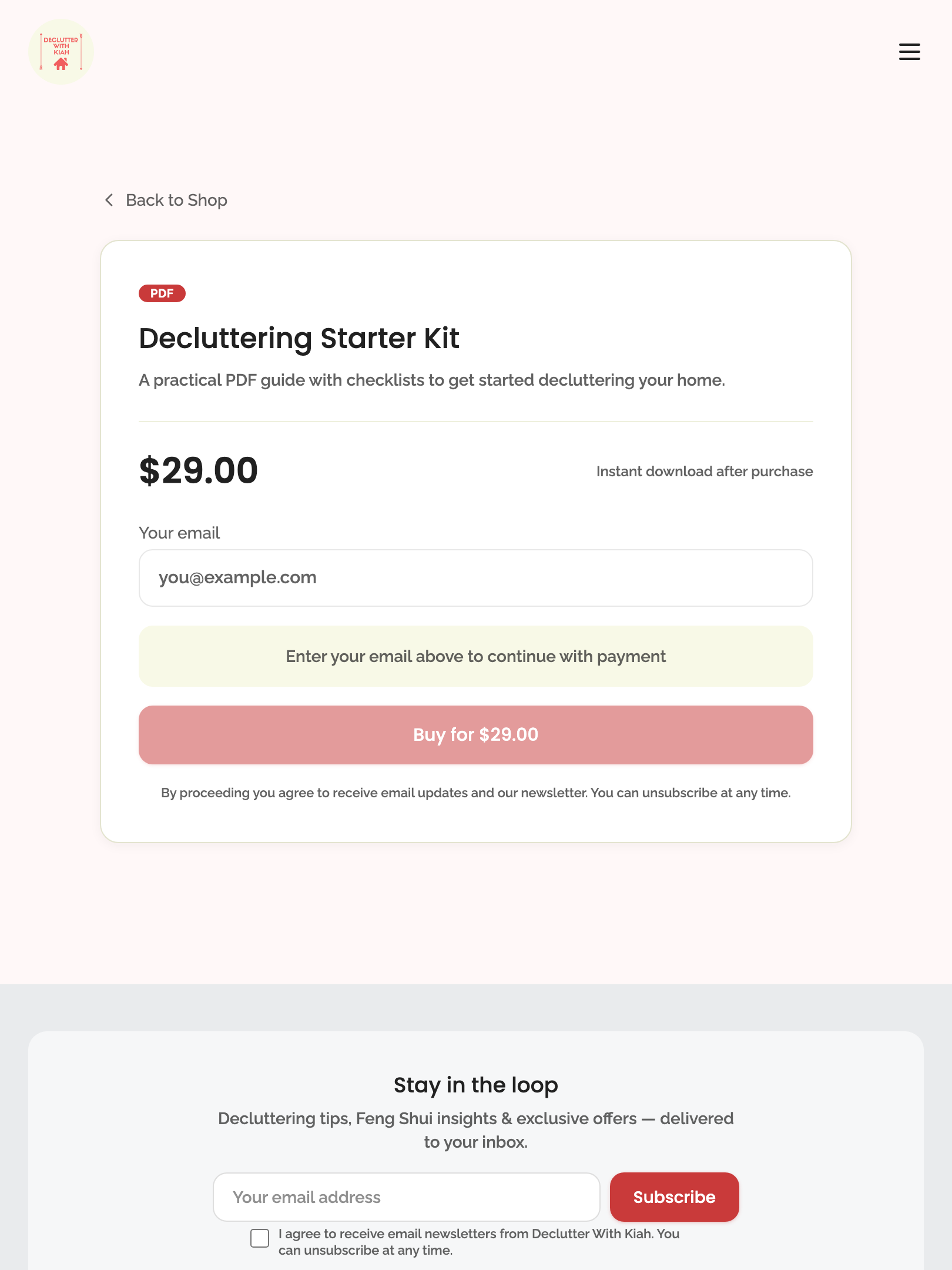 shop — product detail › has email input for buyer tablet